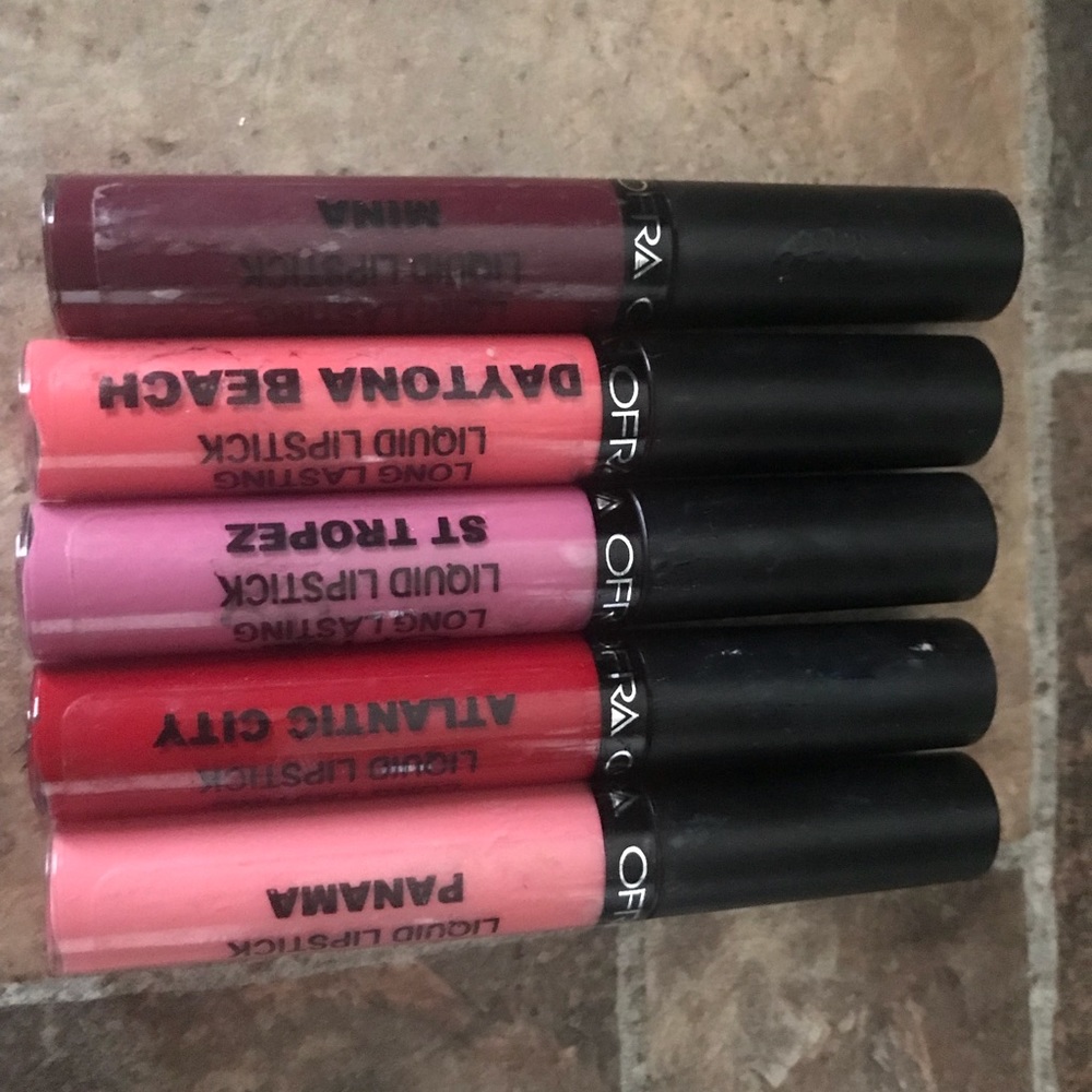 Ofra liquid lipsticks